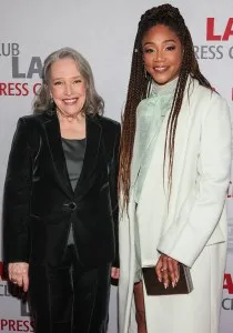 Kathy Bates and Tiffany Haddish attend the National Arts & Entertainment Journalism Awards Gala hosted by The Los Angeles Press Club on Dec. 1, red carpet, celebrity style