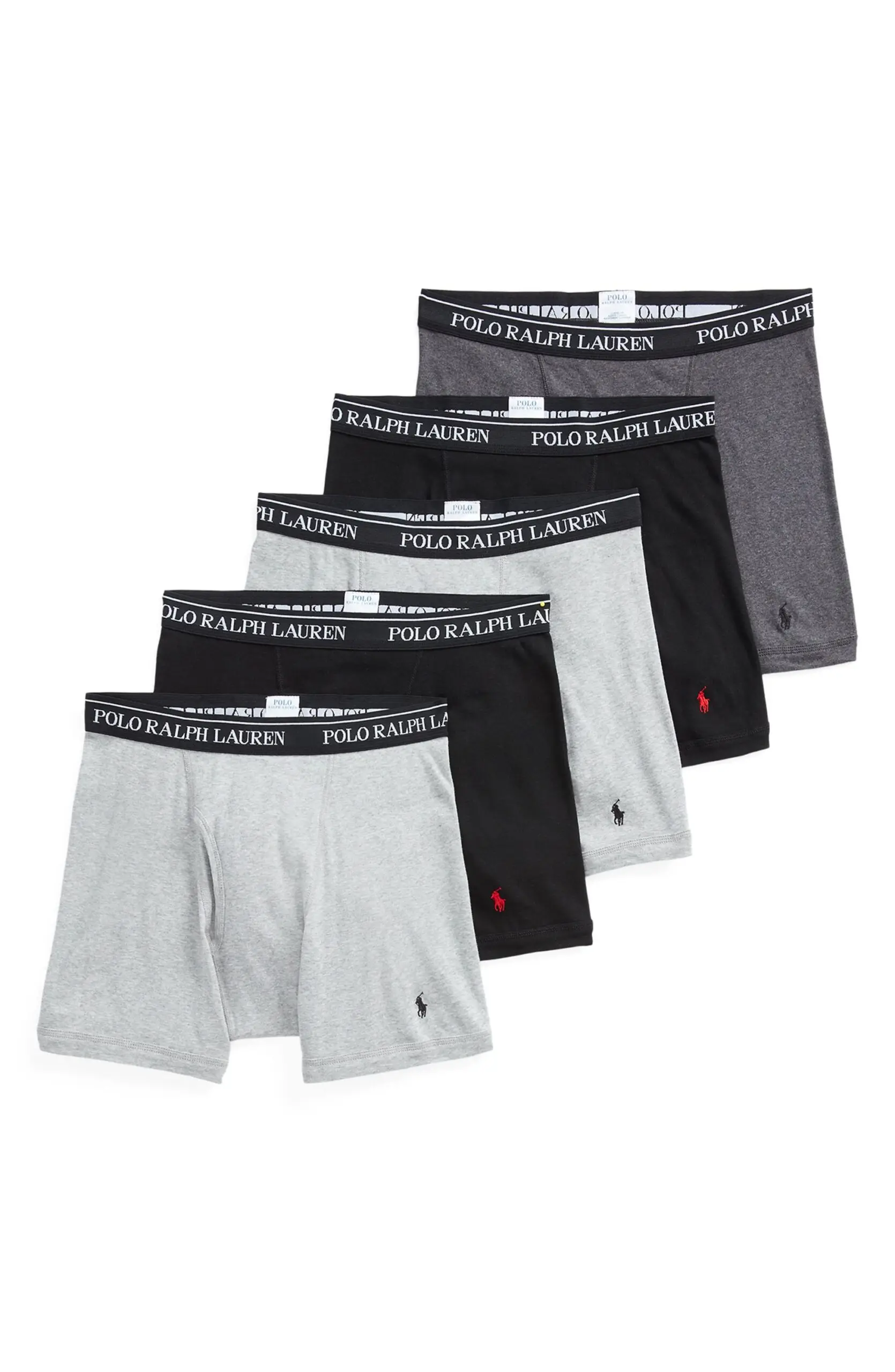 Polo Ralph Lauren 5-Pack Cotton Boxer Briefs