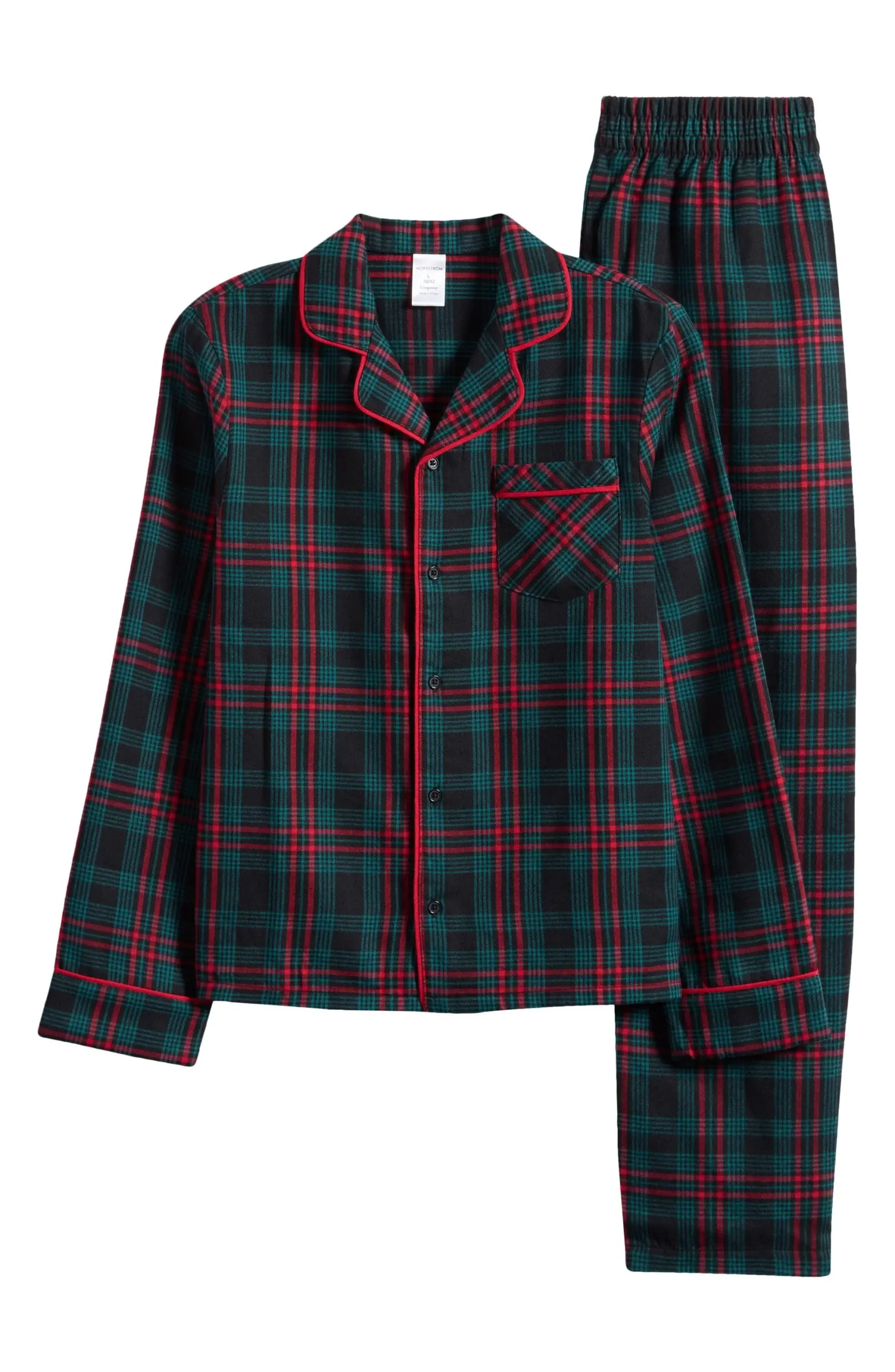 Nordstrom Kids Plaid Flannel Pajamas