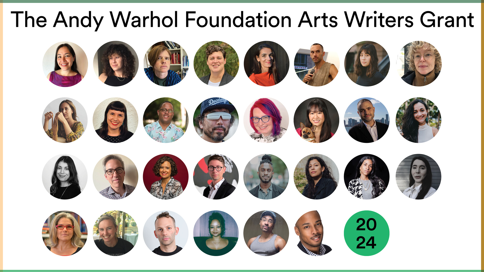 Arts Writers 2024 grantees – Announcements – e-flux