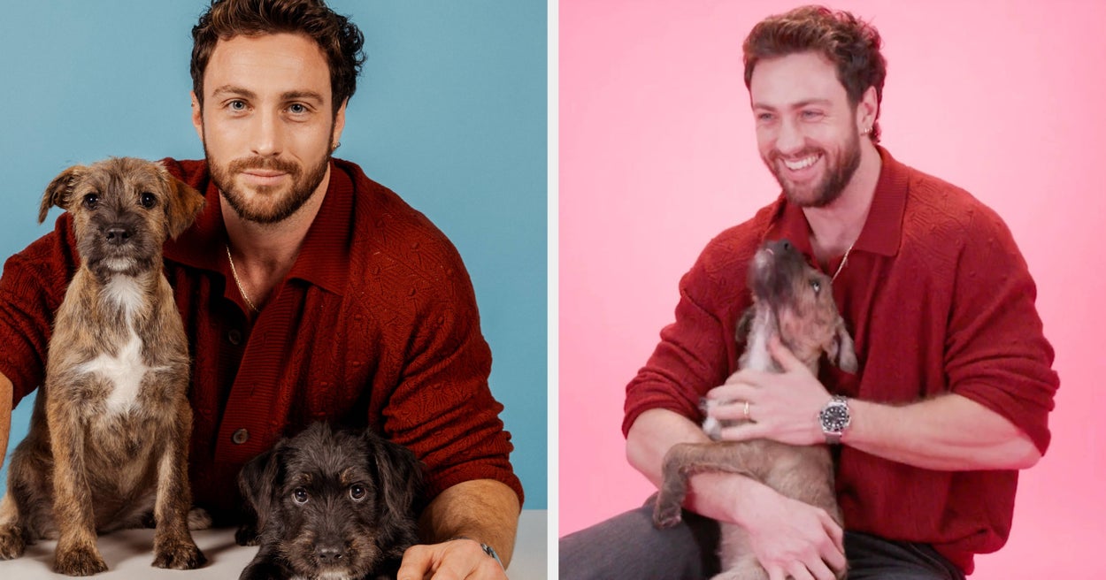 Aaron Taylor-Johnson Finally Did The Puppy Interview, And It’s As Wholesome And Sweet As You’d Expect