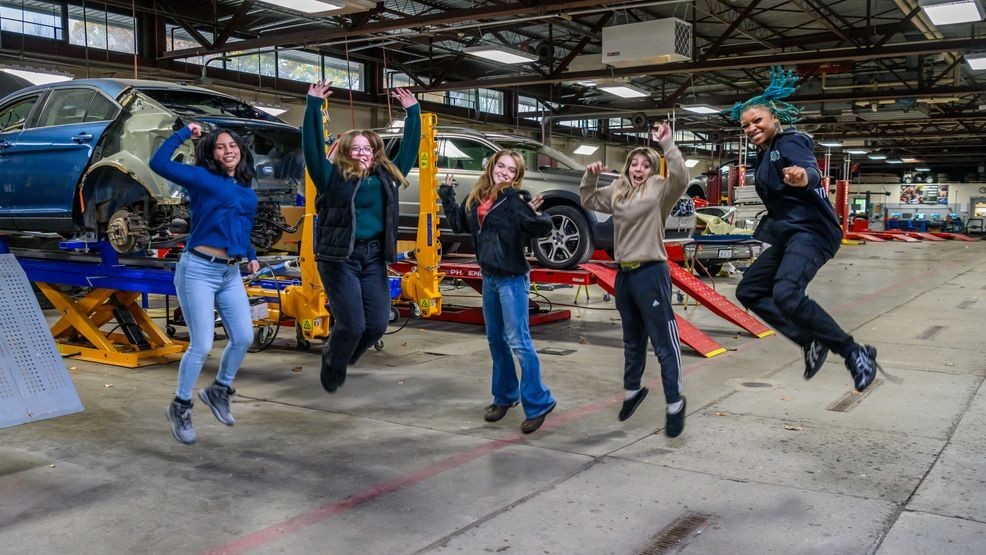 Record-breaking female enrollment revs up auto tech at HVCC