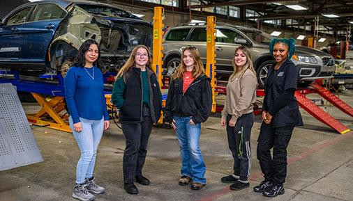 Hudson Valley Community College Sees Record Female Enrollment in Automotive Programs