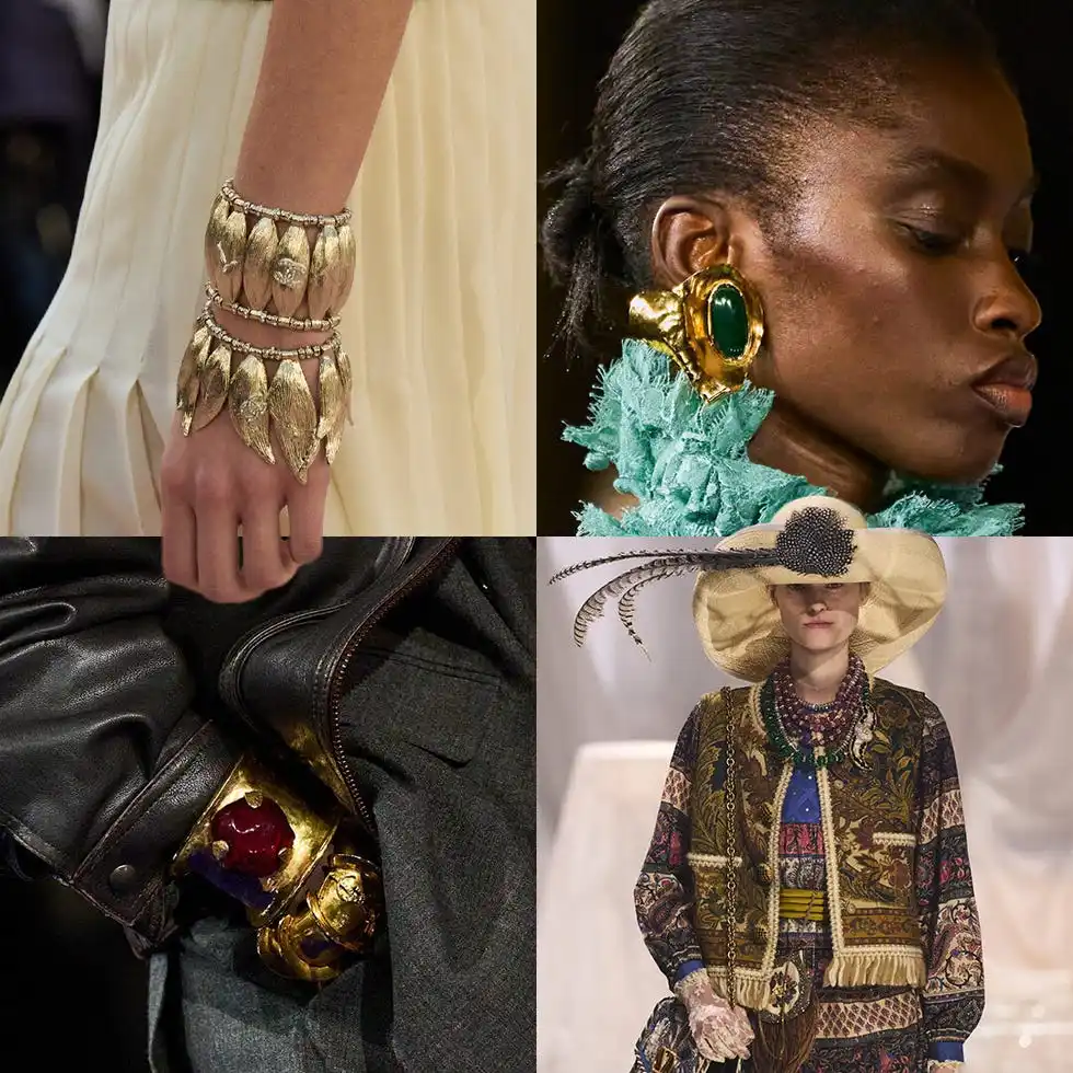 collage of diverse fashion accessories and attire