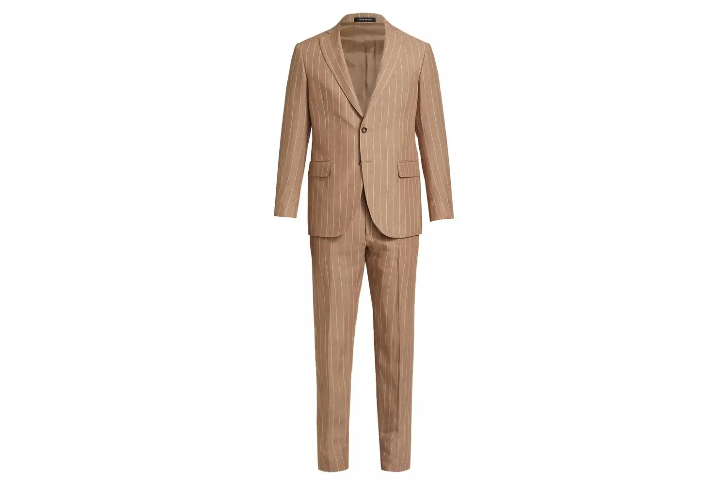 Saks Fifth Avenue Collection Pinstriped Linen Suit