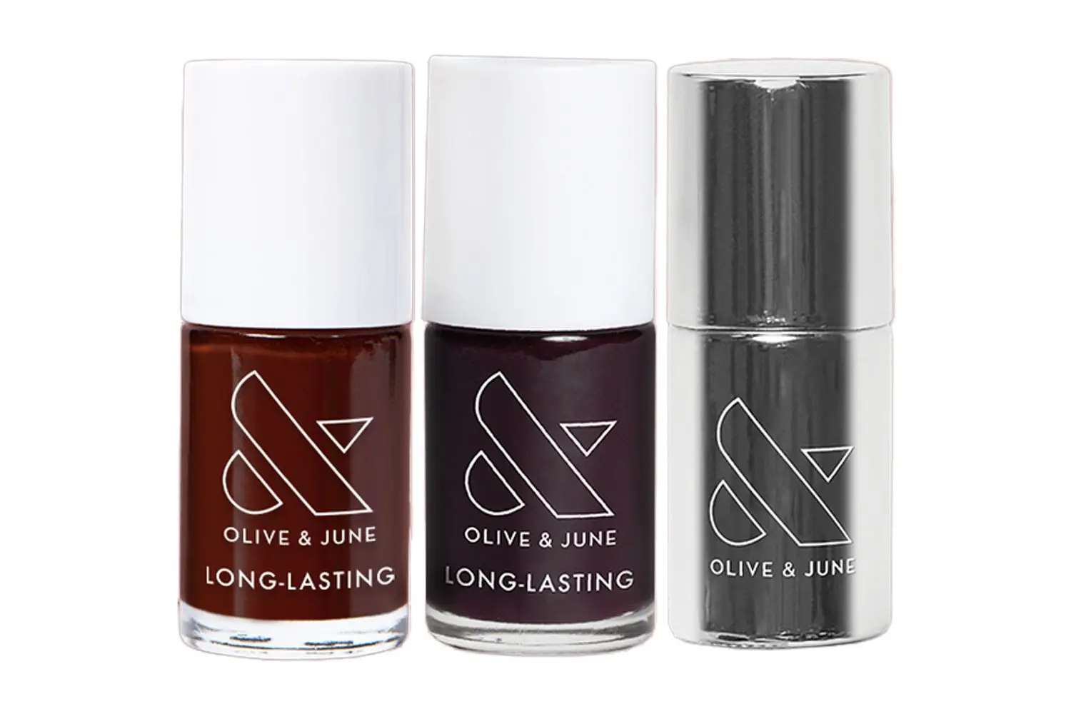 Olivia & June Cherry Mocha Set Long Lasting Polish