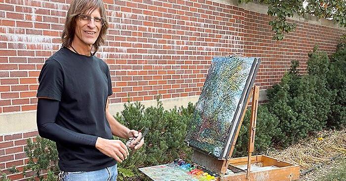 Northeast art instructor serves as district’s first artist-in-residence