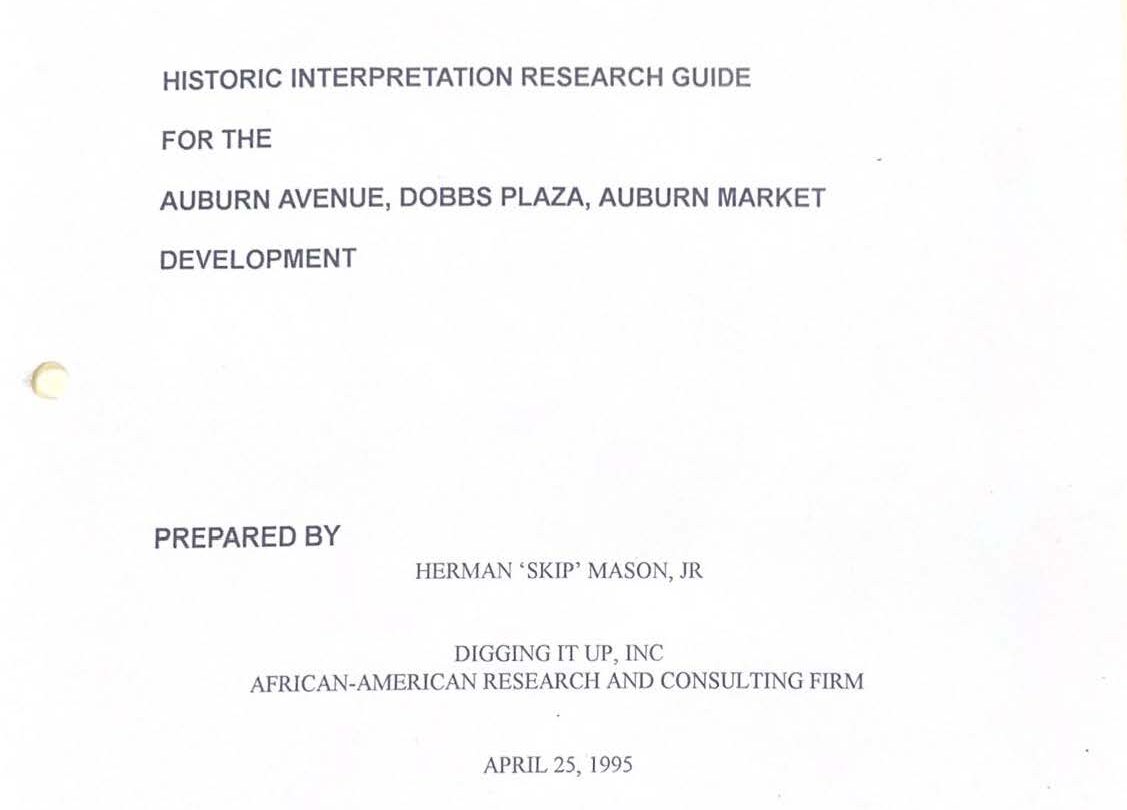 Atlanta Urban Design Commission Records, Visual Arts Materials Now Available