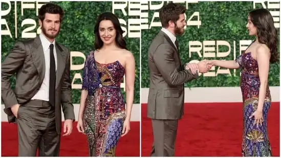 Latest news on December 10, 2024: Shraddha Kapoor and Andrew Garfield at Red Sea Film Festival. 