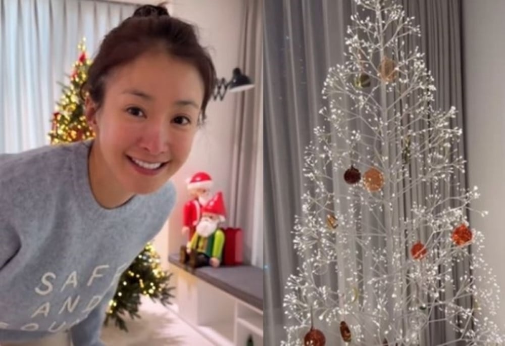 Lee Si Young showcases a luxurious lifestyle with a stunning Christmas Tree