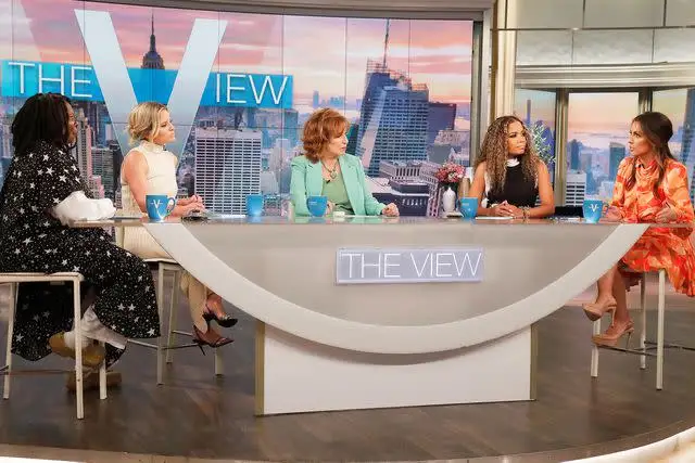 ABC/Lou Rocco Whoopi Goldberg, Sara Haines, Joy Behar, Sunny Hostin, and Alyssa Farrah Griffin on 'The View'