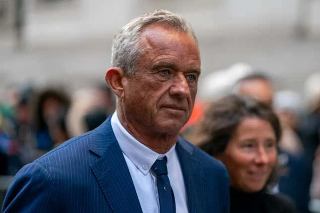 US Secretary of Health and Human Services nominee Robert F. Kennedy Jr. departs the New York Stock Exchange (NYSE) on December 12, 2024 in New York City. US President-elect Donald Trump rang the opening bell at the New York Stock Exchange on Thursday morning.