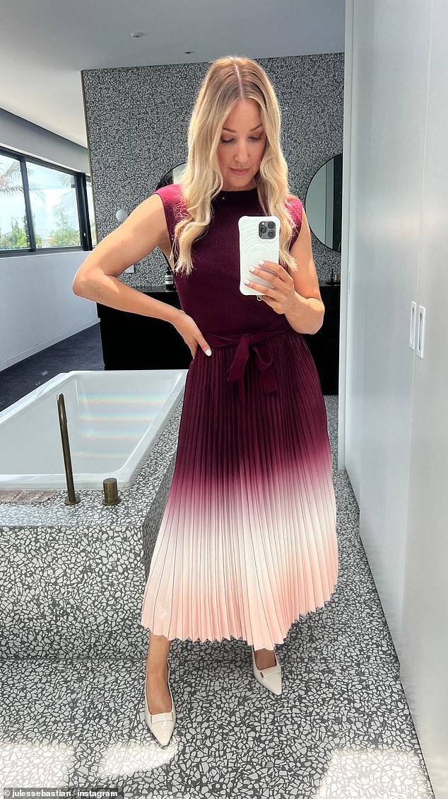 Guy Sebastian’s wife Jules gives reveals the best Christmas dress