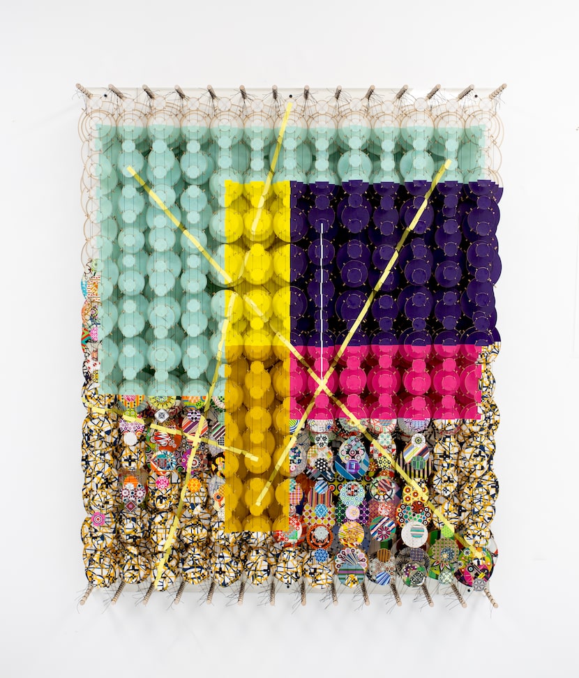 Jacob Hashimoto’s Talley Dunn show needs to be seen to be appreciated