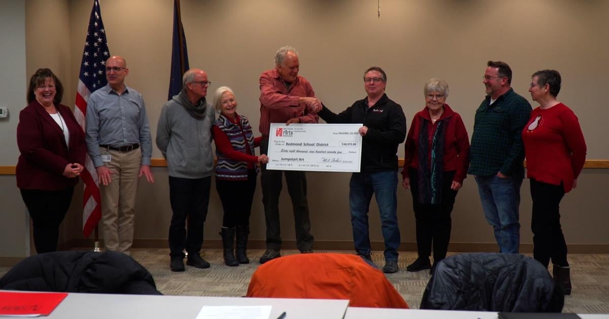 Dry Canyon Arts Association donates $69,000 to Jumpstart Art in Redmond