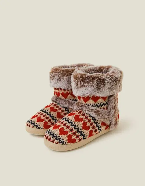 Fairisle boots, £30, Accessorize