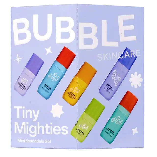 Bubble Skincare Tiny Mighties mini essential set (£30)