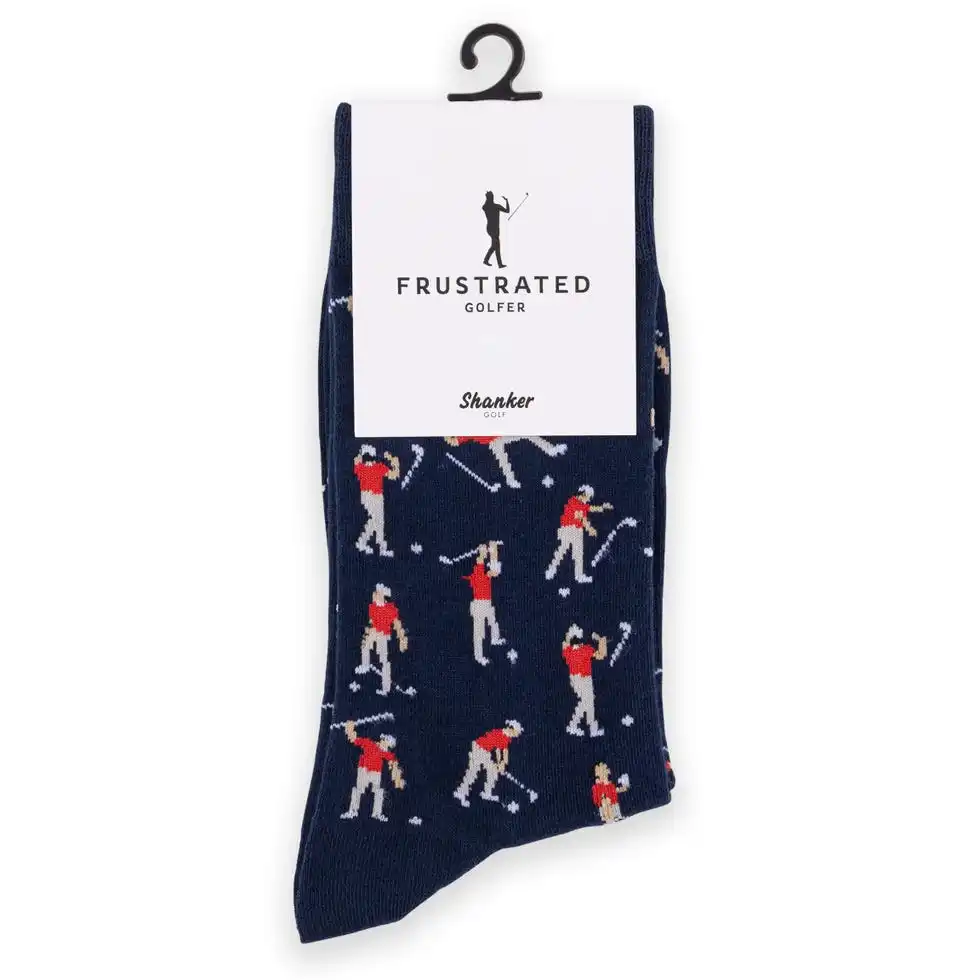 Funny Angry Golfer Socks