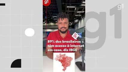 89% dos brasileiros têm acesso à internet em casa, diz IBGE