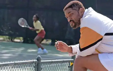 Will Smith as tennis coach Richard Williams in King Richard.