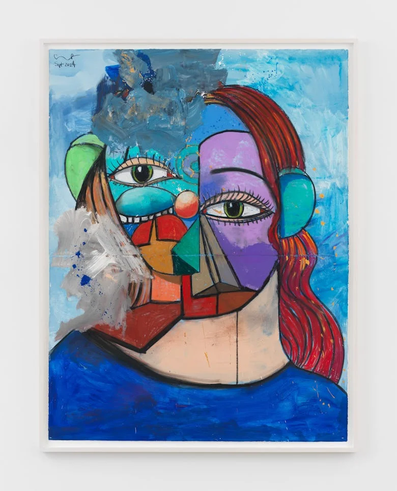 George Condo, The Redhead, 2024. 