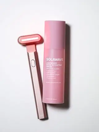 Solawave 4-In-1 Red Light Therapy Wand & Activating Serum Kit