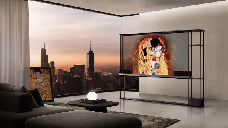 Transparent OLED Premium Televisions