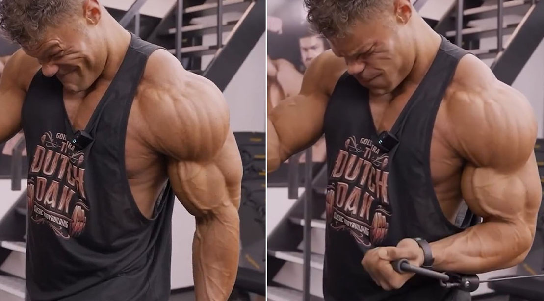 Wesley Vissers Shares His Monstrous Methods for Bulging Biceps