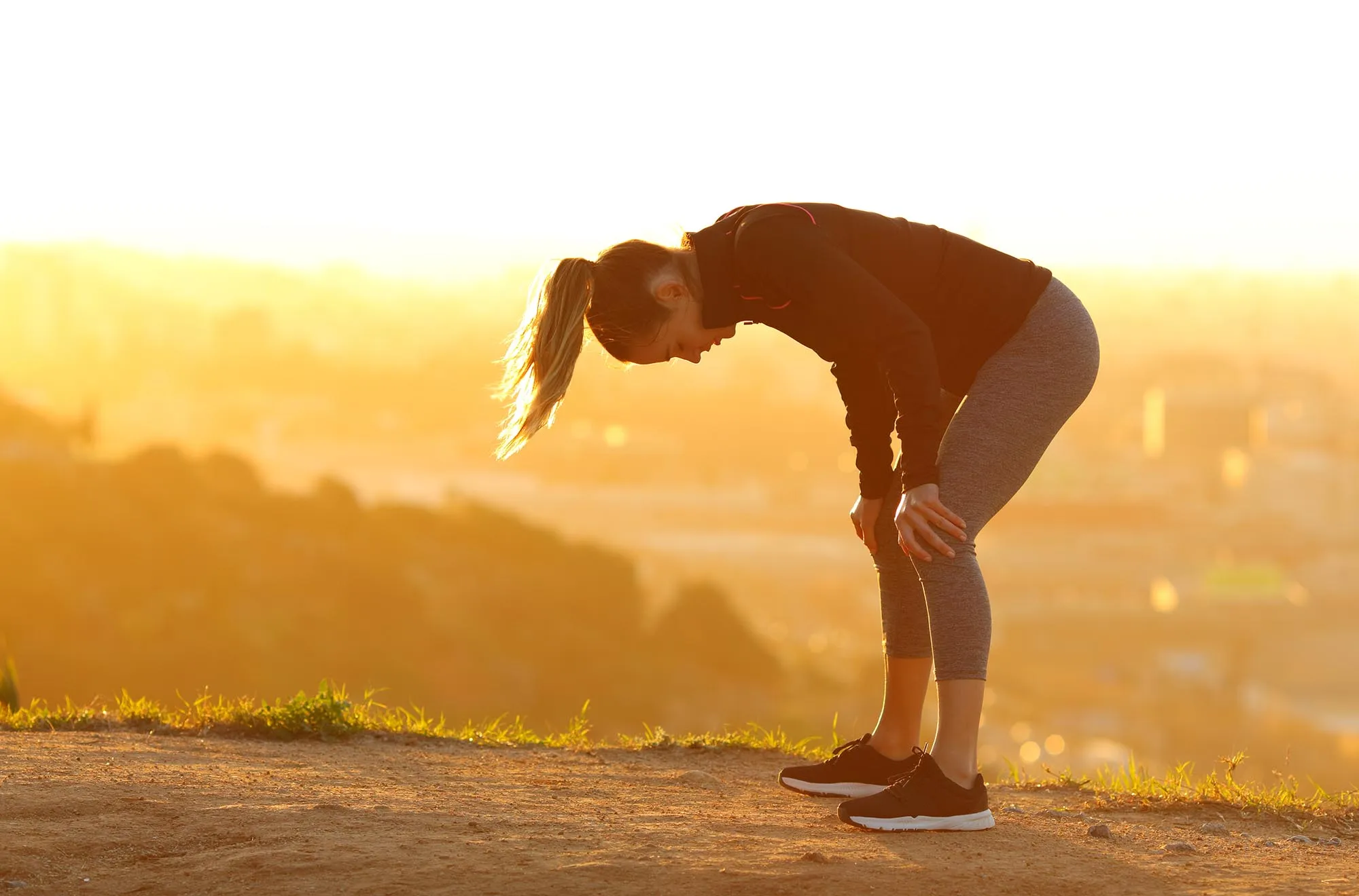 runner in hot weather