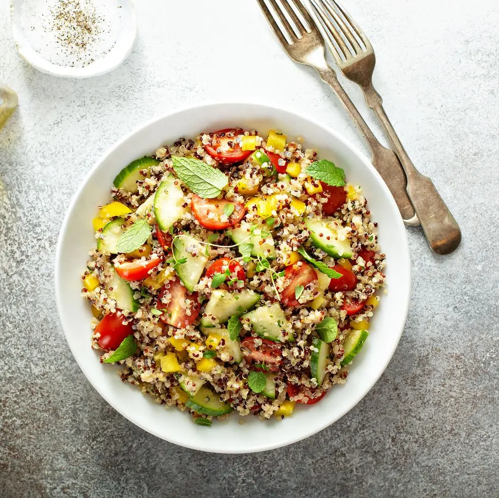 fresh quinoa tabbouleh salad