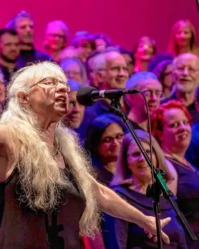 The Northampton chapter of Rock Voices, a no-audition community chorus that performs rock songs while accompanied by local musicians, will perform at the Academy of Music on Saturday, Jan. 11, from 7 to 9 p.m. 