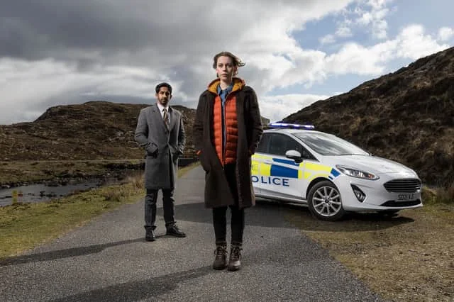 Sagar Radia and Sorcha Groundsell star in the new BBC murder mystery series An t-Eilean/The Island. Picture: Black Camel Pictures/BBCAlba/John Maher 