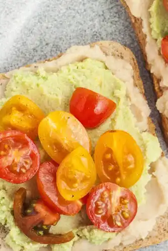 white bean avocado toast