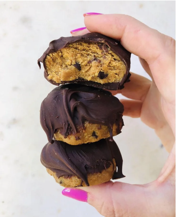 cory ruth cookie dough truffle balls