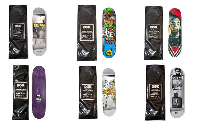 Anniversary-Celebrating Arty Skateboard Decks