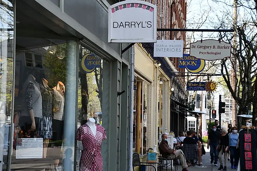 East Market Street in Rhinebeck, New York. Editorial credit: Ritu Manoj Jethani / Shutterstock.com