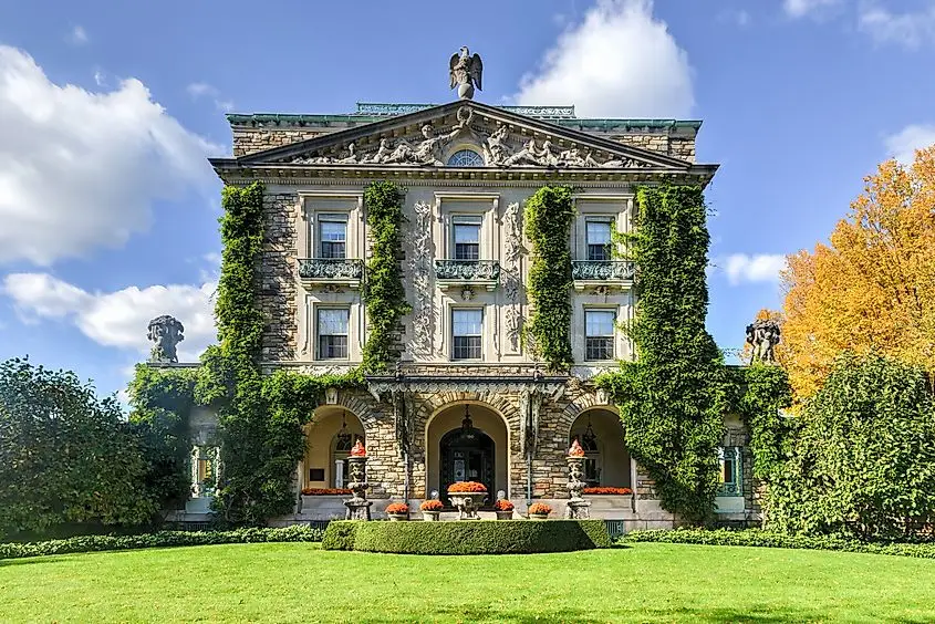 The Rockefeller Estate in Sleepy Hollow. Editorial credit: Felix Lipov / Shutterstock.com