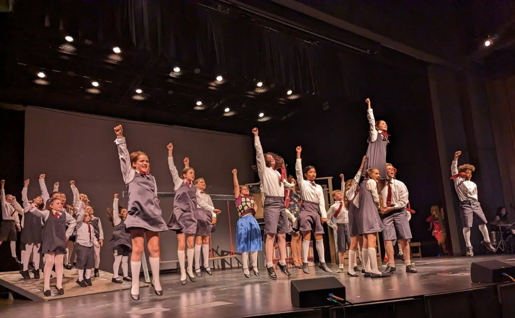 Vashon Center for the Arts, which won 4Culture grants for both sustaining support in 2025 and facilities upgrades, presents a wide variety of arts programming that includes vibrant dance and musical theater programs for youth. (Courtesy photo.)