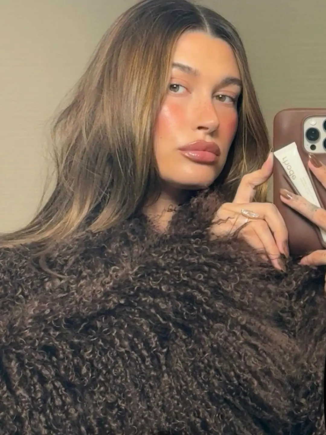 Hailey Bieber's 'overblushing' technique dominated makeup trends