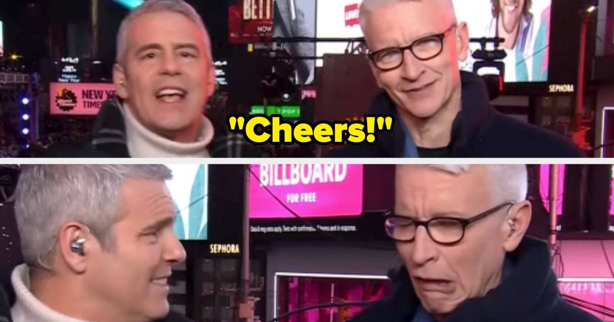 The Internet Is Losing It Over Anderson Cooper And Andy Cohen’s Drunk NYE Live Show