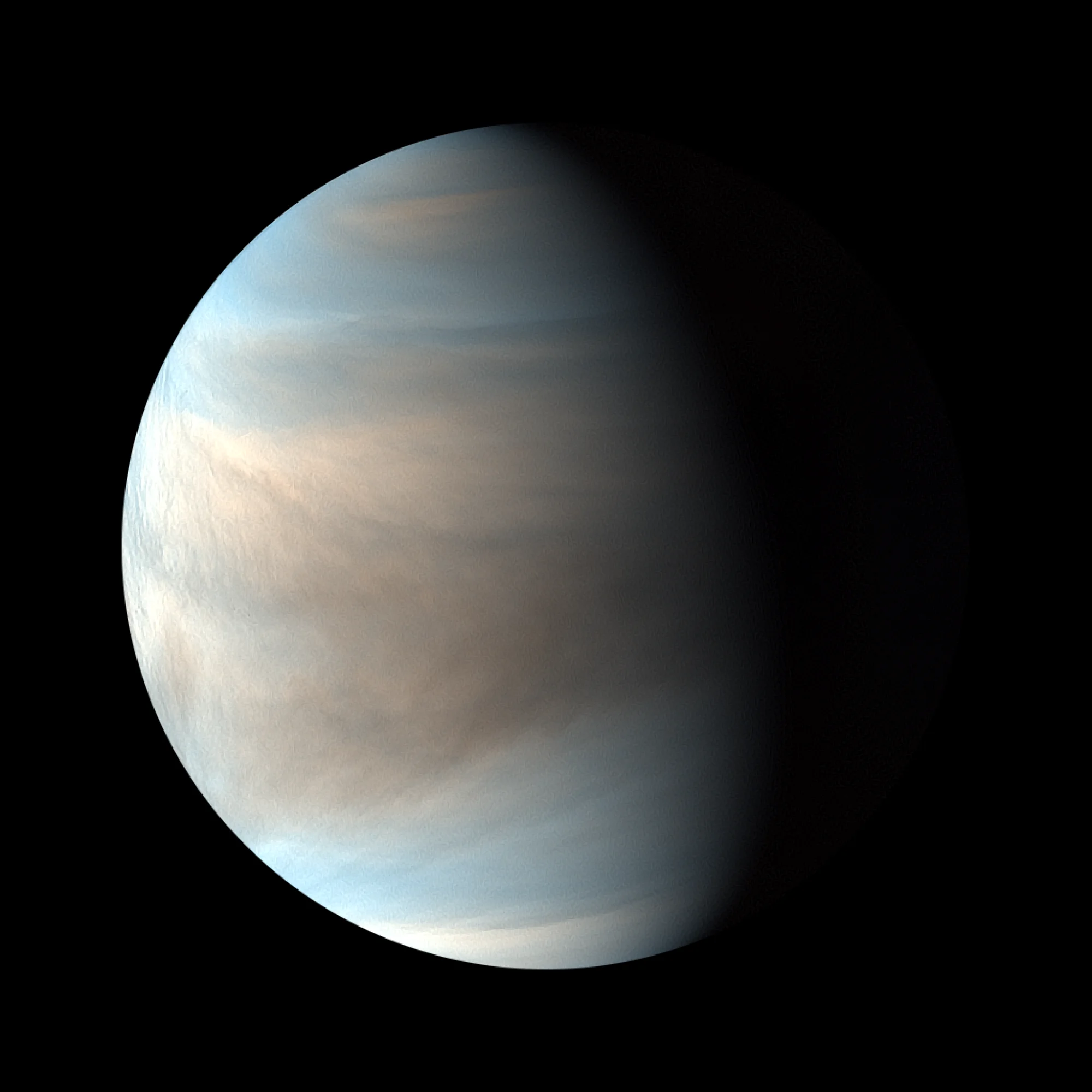 A close-up look at Venus