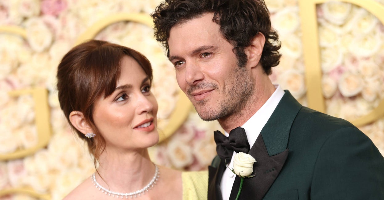 Everyone Is In Agreement That Adam Brody And Leighton Meester Were The Cutest Couple At The Golden Globes