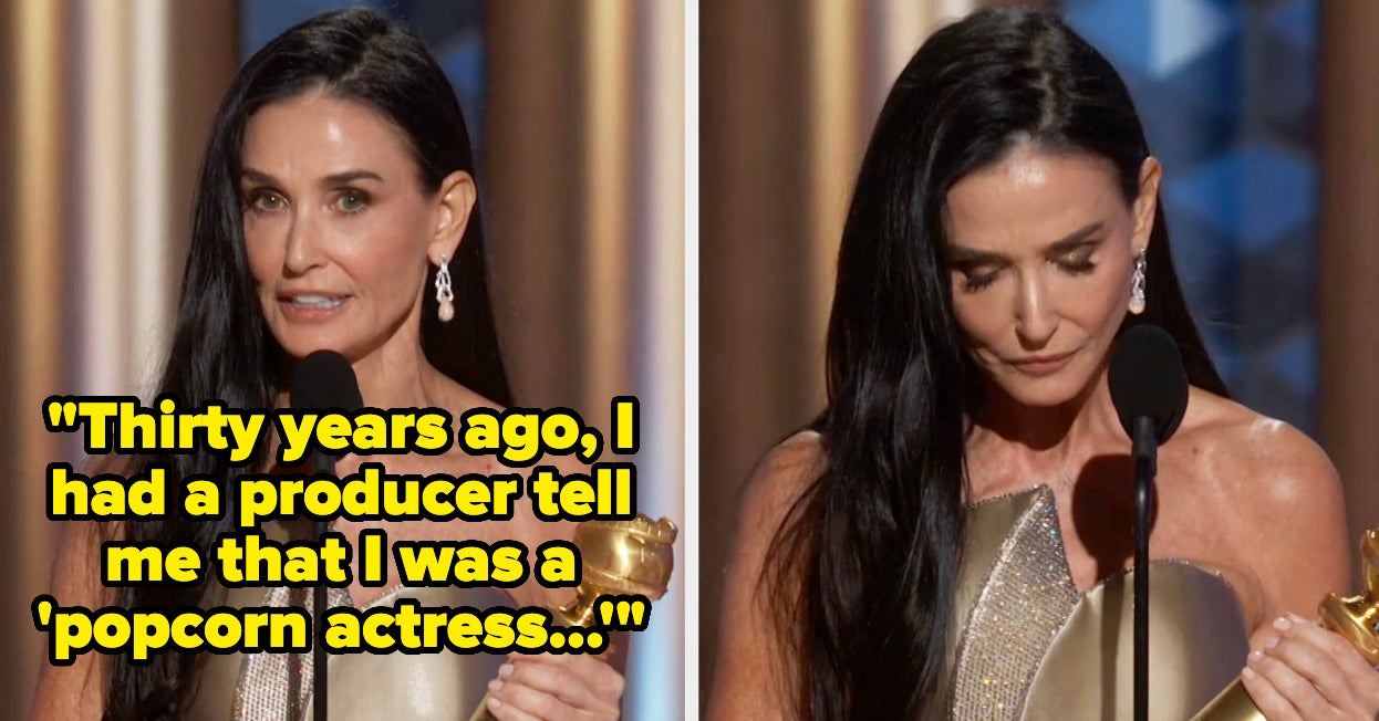 Demi Moore Just Won Her First Major Award For Acting, And Her Speech Moved People To Tears