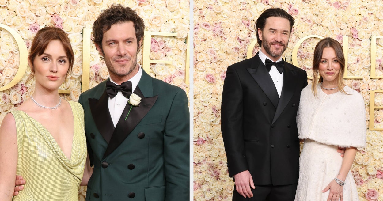 Here’s What Celeb Couples Wore On The Red Carpet At The 2025 Golden Globes