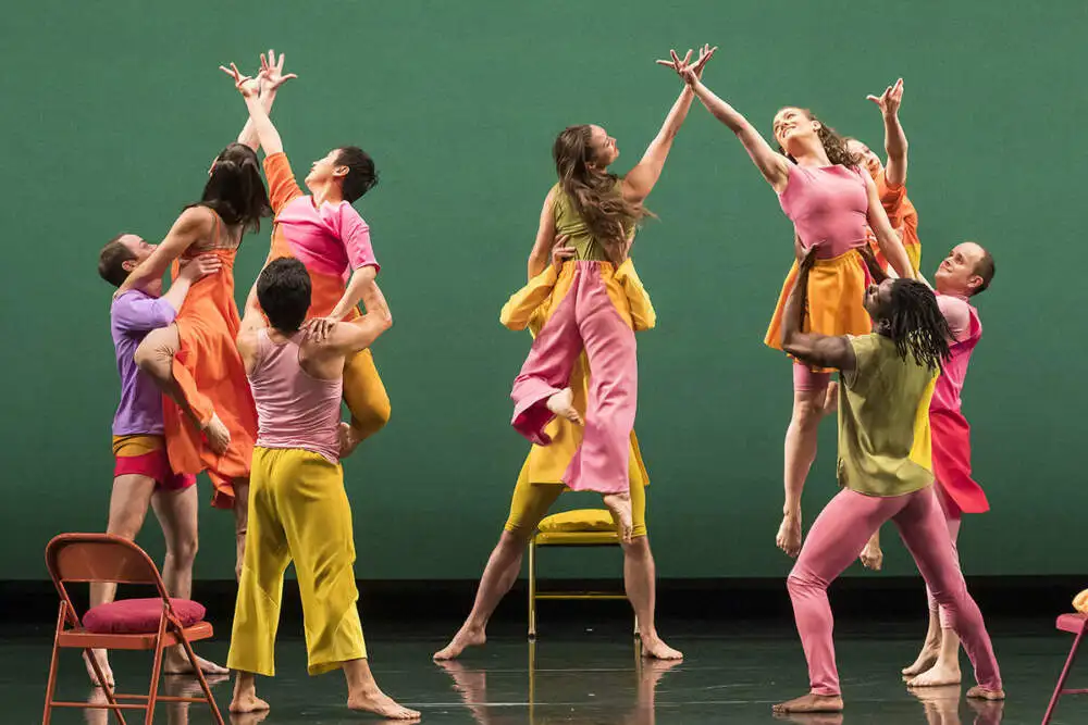 Mark Morris Dance Group during a performance of “The Look of Love.” (Courtesy Mark Morris Dance Group during a performance of “The Look of Love.” (Courtesy David Bazemore)