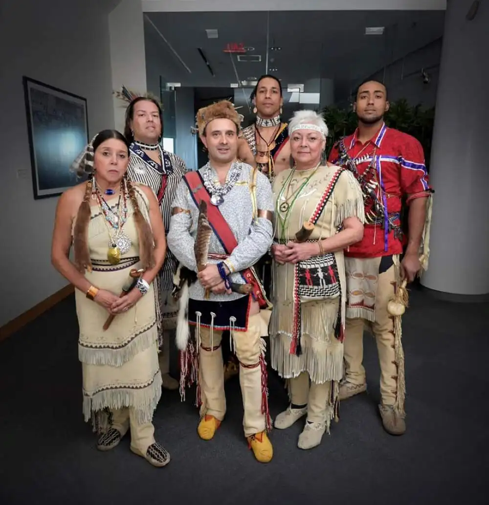 Wampanoag Nation Singers and Dancers (Courtesy the artists)