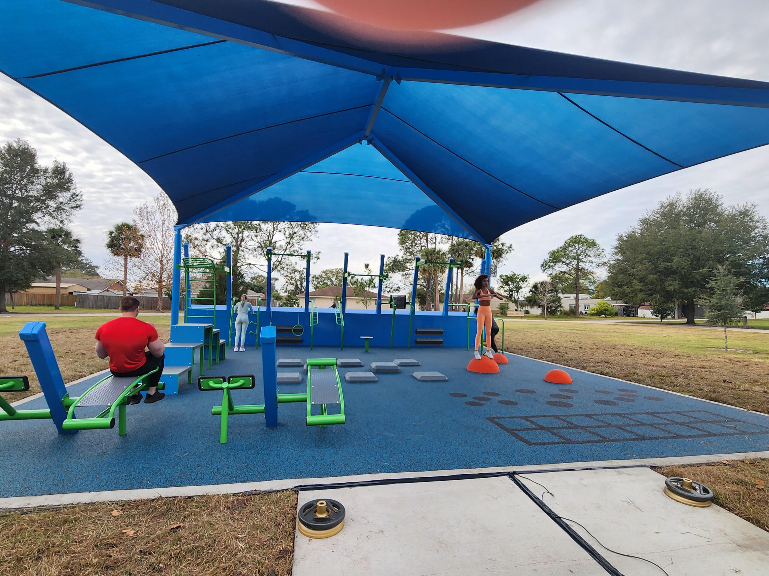 New exercise pad part of BVL’s 65th Infantry Park ‘fitness hub’