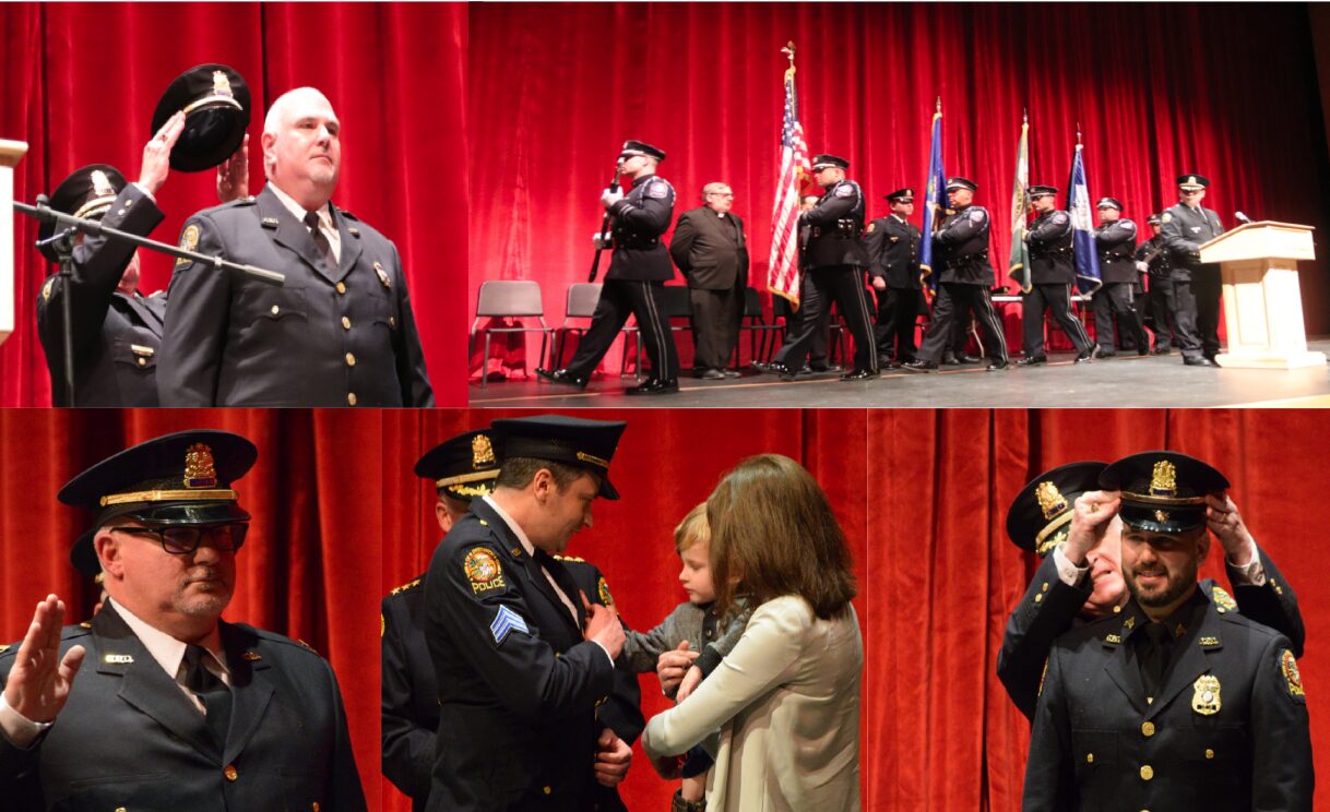 PHOTOS: Greenwich Police Promote Six Men in Ceremony at GHS Performing Arts Center