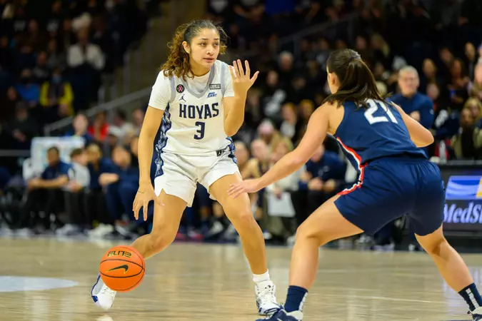 Hoyas Host No. 7 UConn at Entertainment & Sports Arena