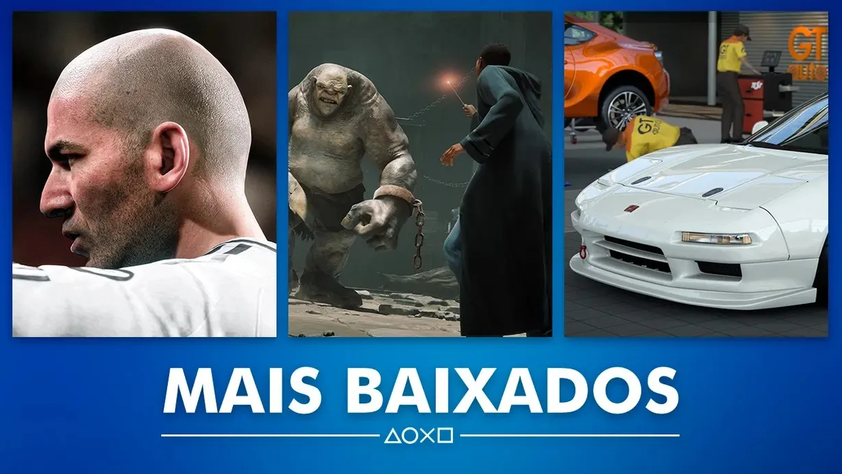 Mais baixados no PlayStation em dezembro